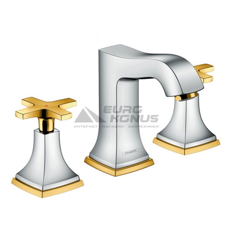 HANSGROHE Смеситель для умывальника двухвентильный скрытого монтажа Metropol Classic (31306090)