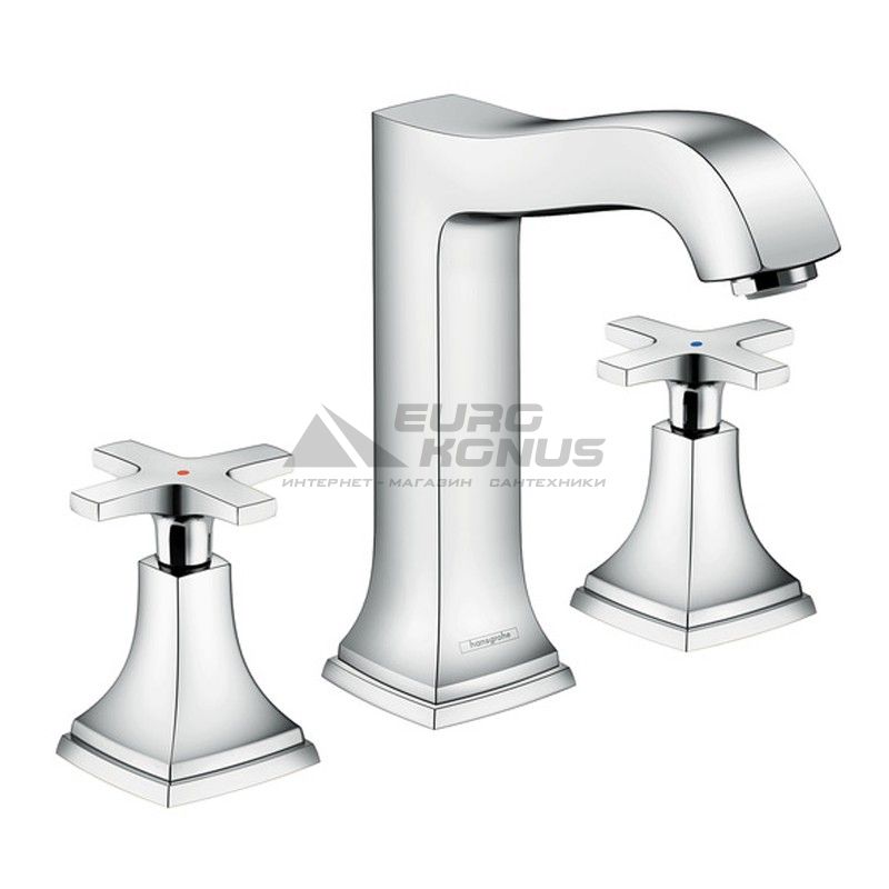 HANSGROHE Смеситель для умывальника двухвентильный скрытого монтажа Metropol Classic (31307000)