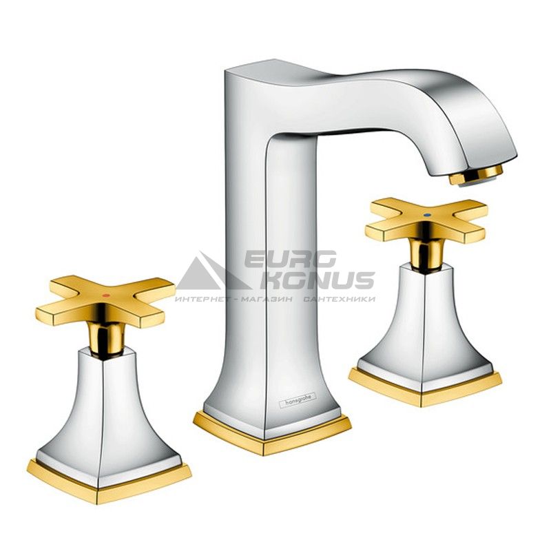 HANSGROHE Смеситель для умывальника двухвентильный скрытого монтажа Metropol Classic (31307090)