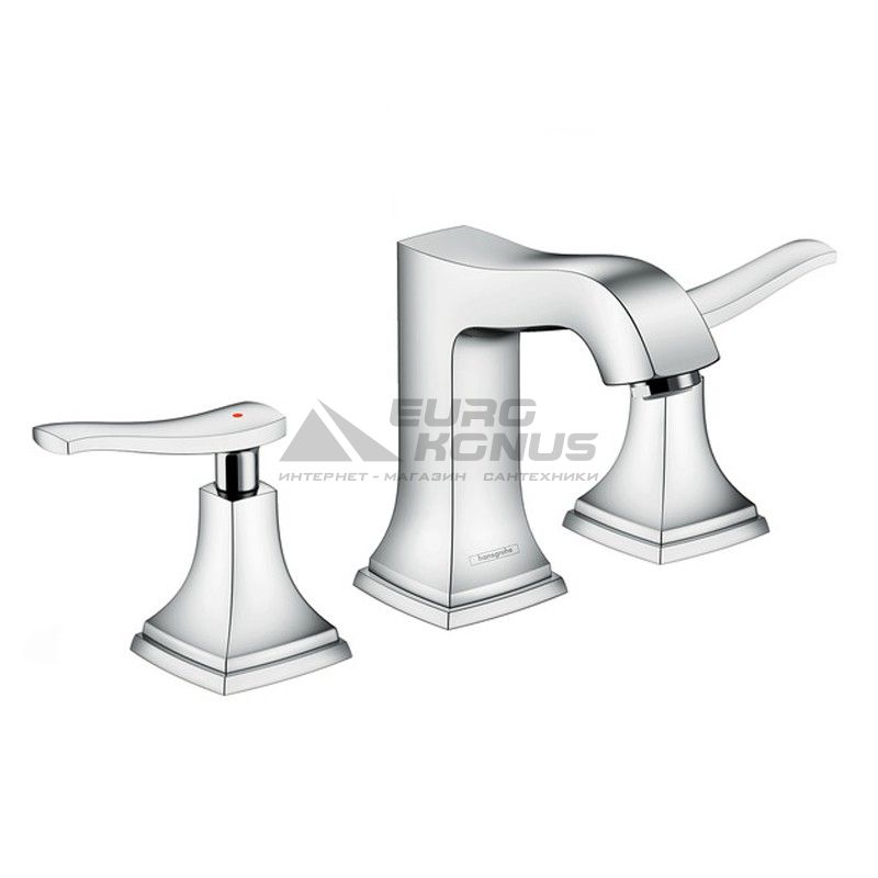 HANSGROHE Смеситель для умывальника двухвентильный скрытого монтажа Metropol Classic (31330000)