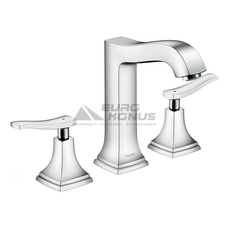 HANSGROHE Смеситель для умывальника двухвентильный скрытого монтажа Metropol Classic (31331000)