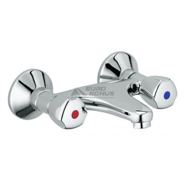 KLUDI Смеситель для умывальника двухвентильный Standard (320040515)