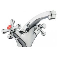 KRONER Смеситель для умывальника двухвентильный KRM Rhein-C010 (CV018074)