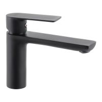 HAIBA Смеситель для умывальника однорычажный Alex 001 Long Black (HB3922)