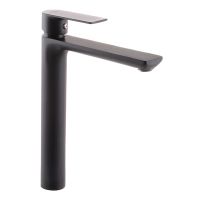 HAIBA Смеситель для умывальника однорычажный Alex 001 High Black (HB3923)