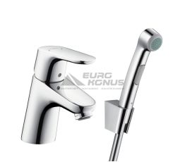 HANSGROHE Смеситель для умывальника однорычажный с гигиеническим душем Focus (31926000)