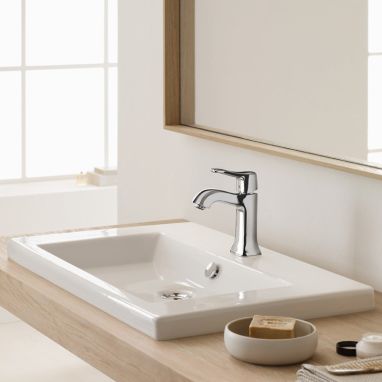 HANSGROHE Смеситель для умывальника однорычажный Metris Classic (31077000)