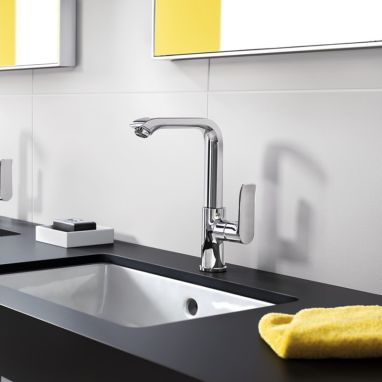 HANSGROHE Смеситель для умывальника однорычажный Metris (31087000)