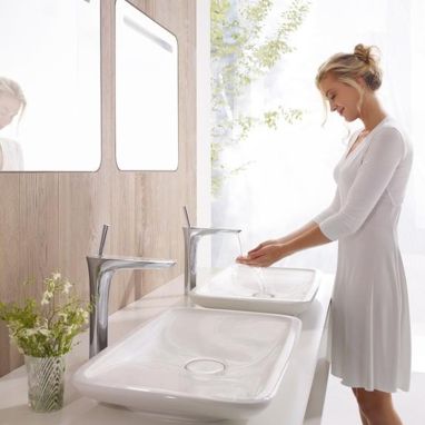 HANSGROHE Смеситель для умывальника однорычажный PuraVida (15072000)