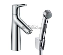 HANSGROHE Смеситель для умывальника однорычажный с гигиеническим душем Talis S (72290000)