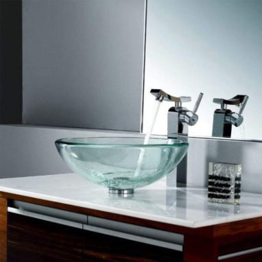 KRAUS Смеситель для умывальника однорычажный Unicus KEF-14300 CH хром