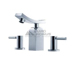 KRAUS Смеситель для умывальника двухрычажный Unicus KEF-14303 CH хром
