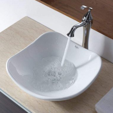 KRAUS Смеситель для умывальника однорычажный Ventus KEF-15000 CH хром