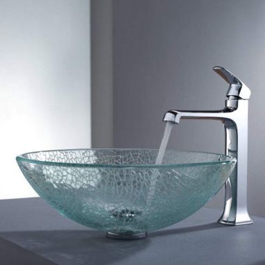 KRAUS Смеситель для умывальника однорычажный Decorum KEF-15200 CH хром
