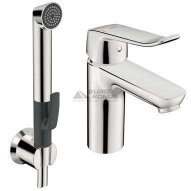ORAS Смеситель для умывальника однорычажный с гигиеническим душем Care (5701F)