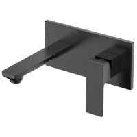 VOLLE Смеситель для умывальника однорычажный скрытого монтажа De la Noche (10-40-1300-black)