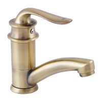ZERIX Смеситель для умывальника однорычажный Z45219-2B Bronze (ZX0460)