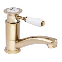 ZERIX Смеситель для умывальника однорычажный Z4517-4 Gold (ZX0545)