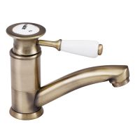 ZERIX Смеситель для умывальника однорычажный Z4517-2B Bronze (ZX0552)