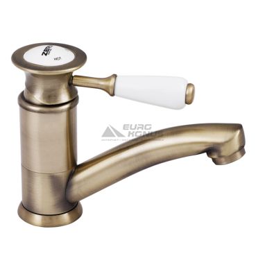 ZERIX Смеситель для умывальника однорычажный Z4517-2B Bronze (ZX0552)