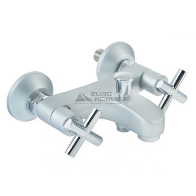 ARMATURA Смеситель для ванны двухвентильный Symetric Satin 344-010-04