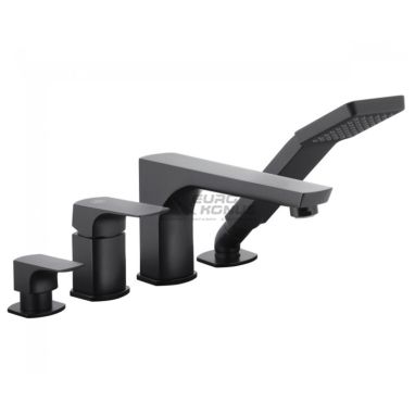 ARMATURA Смеситель для ванны однорычажный скрытого монтажа Mokait Black 5535-210-81