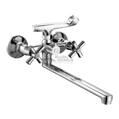 CRON Смеситель для ванны двухвентильный Polo Euro 140 (CR0223)