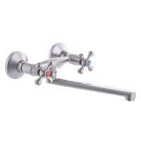 EURO PRODUCT Смеситель для кухни двухвентильный Smes 361 Stainless Steel (EP0097)