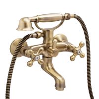 GENEBRE Смеситель для ванны двухвентильный New Regent Classic (68526 09 43 66) bronze