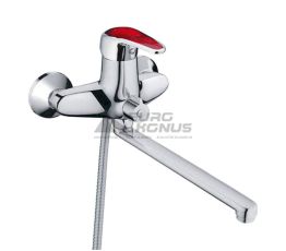 HAIBA Смеситель для ванны однорычажный Magic Red Euro 006 (HB0693)