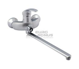 HAIBA Смеситель для ванны однорычажный Mars Euro 006 Satin (HB0256)