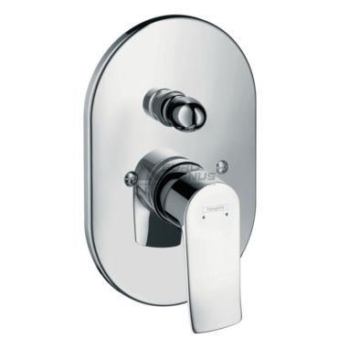 HANSGROHE Внешняя часть смесителя однорычажного для ванны Metris (31484000)
