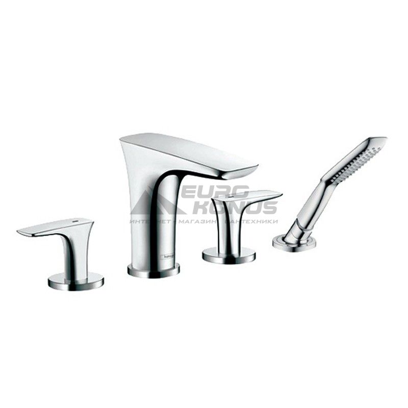 HANSGROHE Внешняя часть смесителя двухвентильного для ванны PuraVida (15446000)