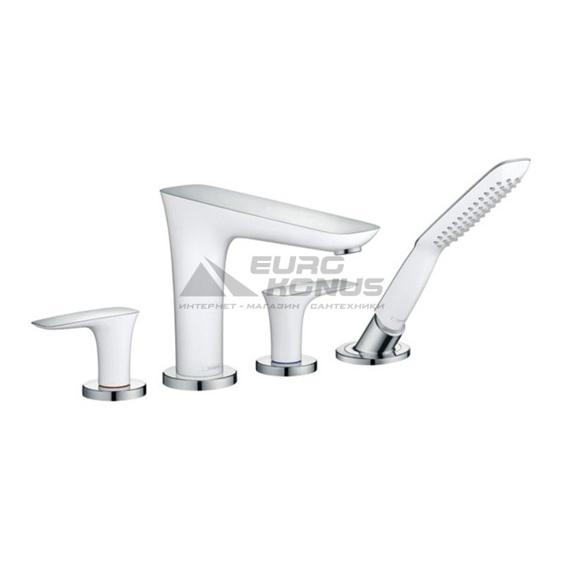 HANSGROHE Внешняя часть смесителя двухвентильного для ванны PuraVida (15446400)