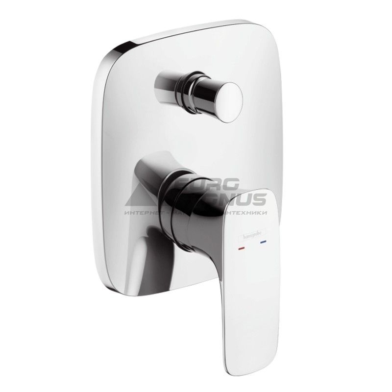 HANSGROHE Внешняя часть смесителя однорычажного для ванны PuraVida (15447000)