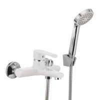 MIXXUS Смеситель для ванны однорычажный Colorado Euro 009 White (MI1640)