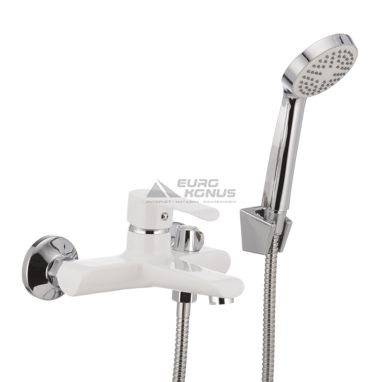 MIXXUS Смеситель для ванны однорычажный Colorado Euro 009 White (MI1640)