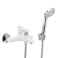 MIXXUS Смеситель для ванны однорычажный Dallas Euro 009 White (MX0029)