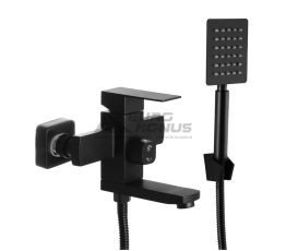 MIXXUS Змішувач для ванни одноважільний Kub Euro 009 Black