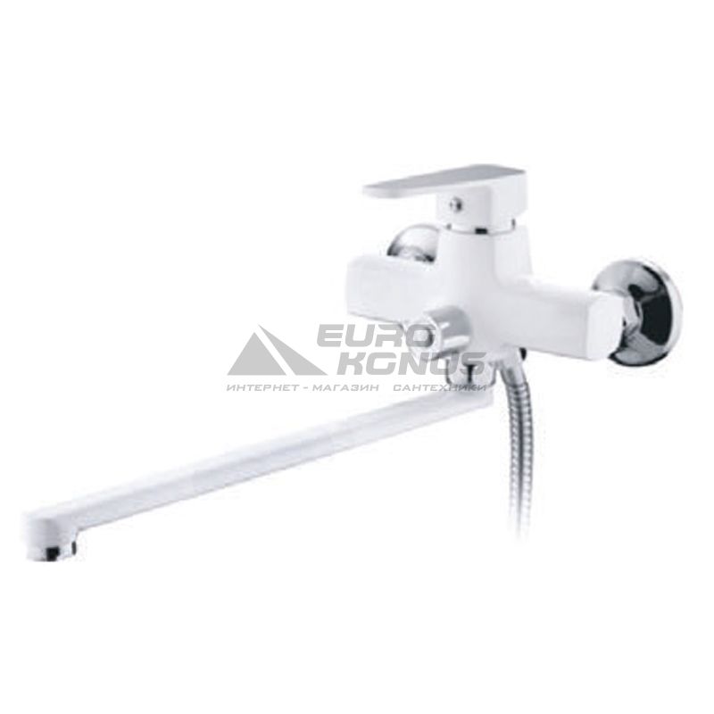MIXXUS Смеситель для ванны однорычажный Missouri Euro 006 White (MI0597)