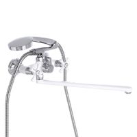 MIXXUS Смеситель для ванны двухвентильный Omega 140 White (MI2768)