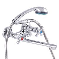 ZERIX Смеситель для ванны двухвентильный DMT-3-B 722 (ZX2939)