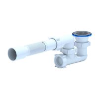 АНИ Пласт Сифон для душевого поддона 1 1/2" x 40 с гибкой трубкой регулируемый 40/50 (E215)