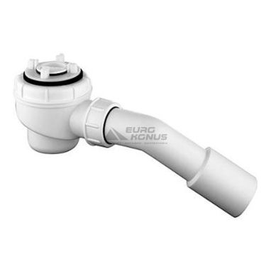 KLUDI Сифон для душевого поддона 1 1/2" x 50 с переходной трубкой 45° 40/50 Tasso 50 (2152000-00)