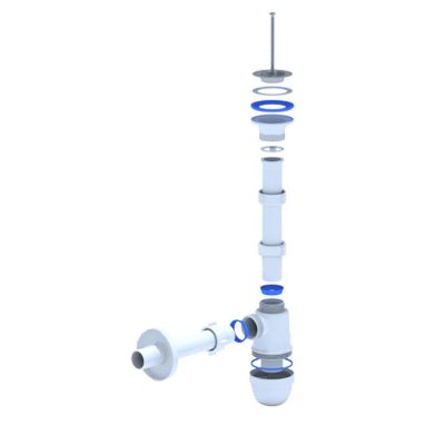 АНИ Пласт Сифон для умывальника 1 1/4" x 32 с прямой трубой 32 (B1003EU)