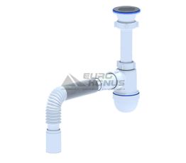 АНИ Пласт Сифон для умывальника 1 1/2" x 40 с гибкой трубкой 40/40 (C0105)