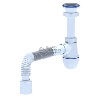 АНИ Пласт Сифон для умывальника 1 1/2" x 40 с гибкой трубкой 40/50 (C0110)
