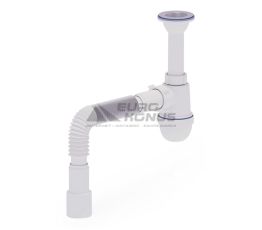 АНИ Пласт Сифон для умывальника 1 1/2" x 40 с гибкой трубкой 40/50 (C0515)