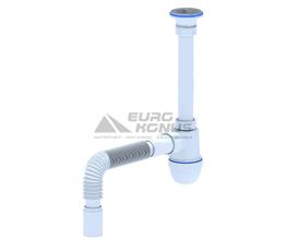АНИ Пласт Сифон для умывальника 1 1/4" x 40 с гибкой трубкой 40/40 (C1005)