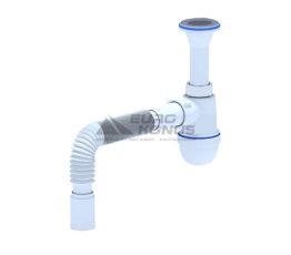 АНИ Пласт Сифон для умывальника 1 1/4" x 40 с гибкой трубкой 40/40 (C2005)